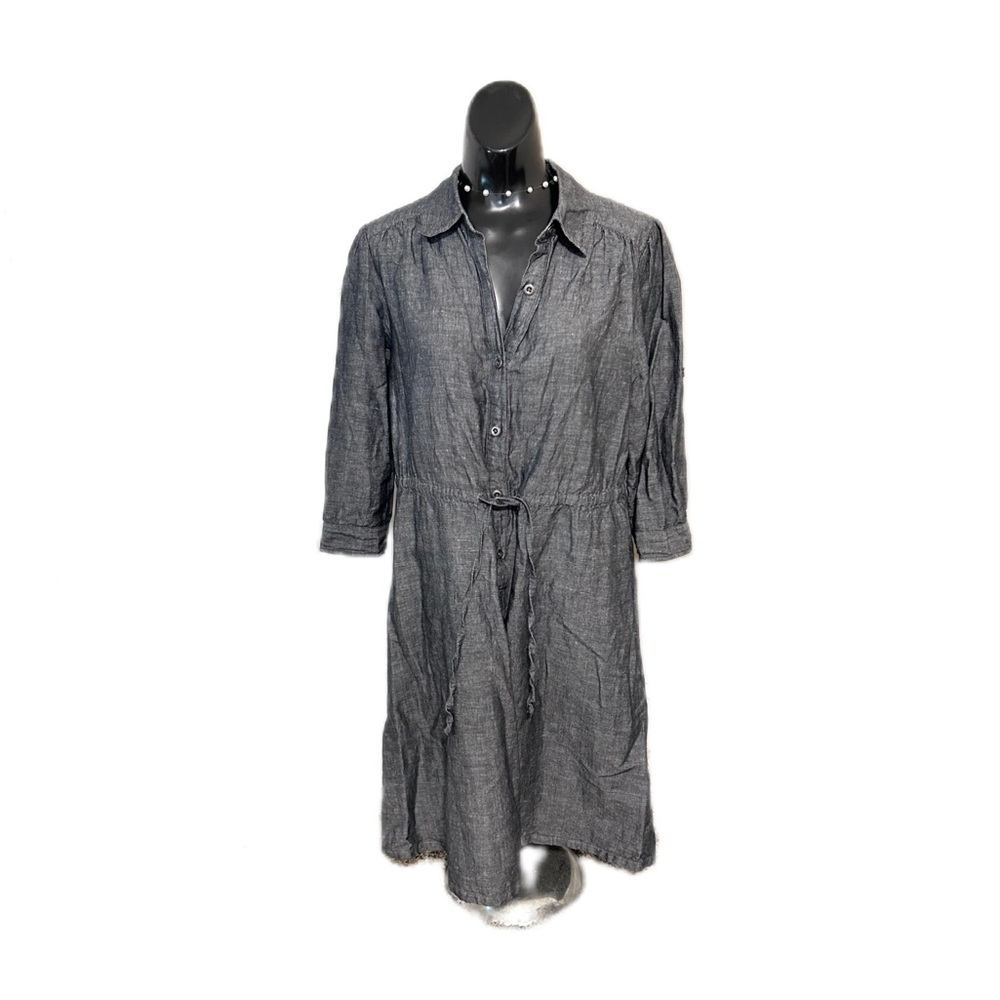 Linen cotton shirtdress
